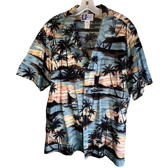 Vintage RJC Hawaiian‎ Shirt - Picture 1 of 7